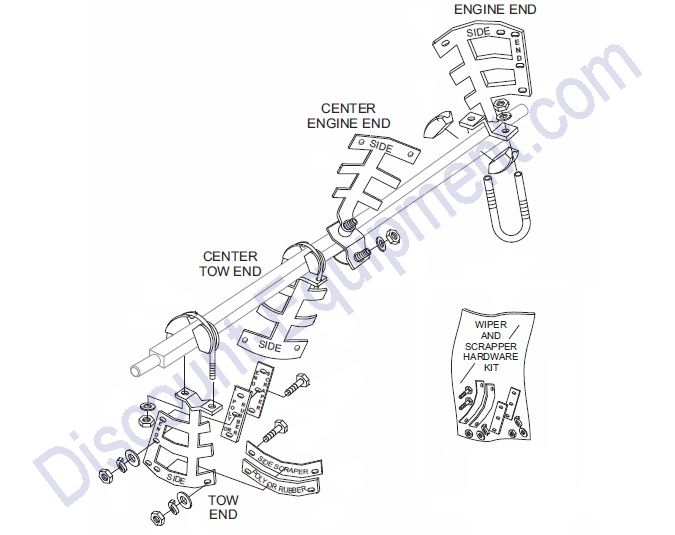 Paddle Blades Assembly